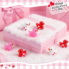 DTOFOOT miniature ducks for tabletop displays create sweet valentine-themed scenes.