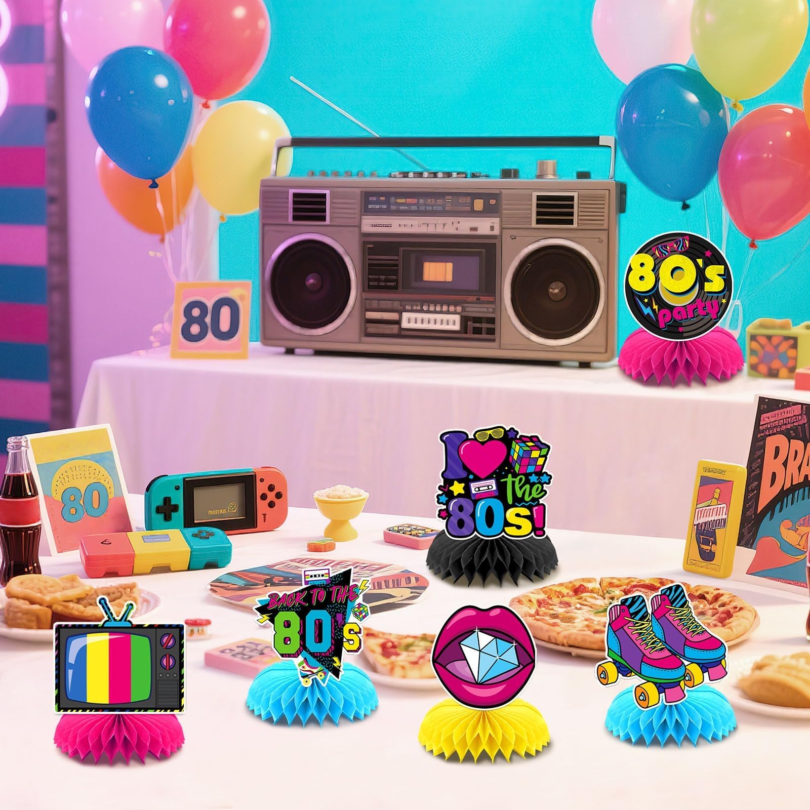 DTOFOOT 80s cassette centerpiece adds vintage charm to tables