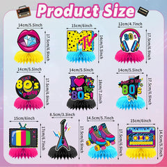 DTOFOOT 80s skateboard centerpiece brings vibrant retro flair to parties