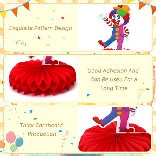 DTOFOOT Durable cardstock honeycomb centerpiece maintains brightness after use.