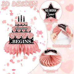 DTOFOOT retirement decorations with varied designs for personalized centerpieces.