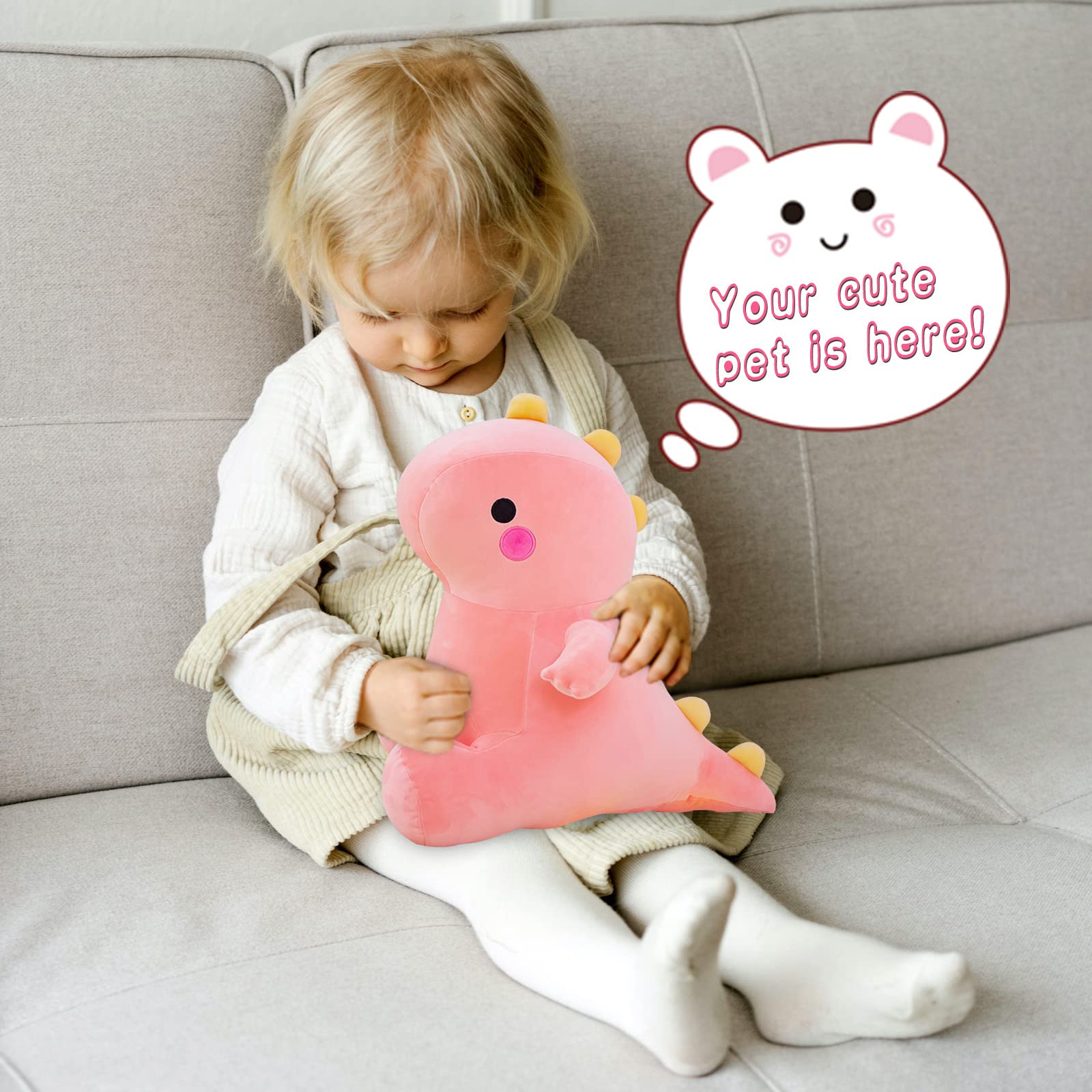 DUANMUL dinosaur plush 49cm cozy reading companion.