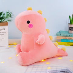 DUANMUL green 13-inch dinosaur plush toy ideal for imaginative play and room decoration.