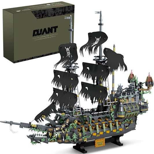 DUANT The Flying Dutchman front-section view highlights opening bow for dramatic, interactive display.