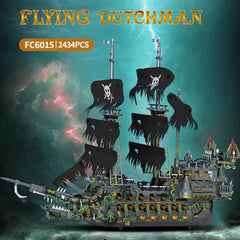 DUANT The Flying Dutchman cannons rotate to simulate battle-ready action.