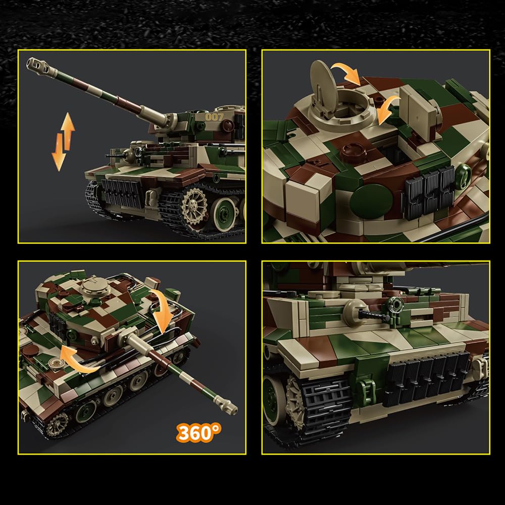 DUANT Tiger Tank No.7 display-ready model for shelf decoration.