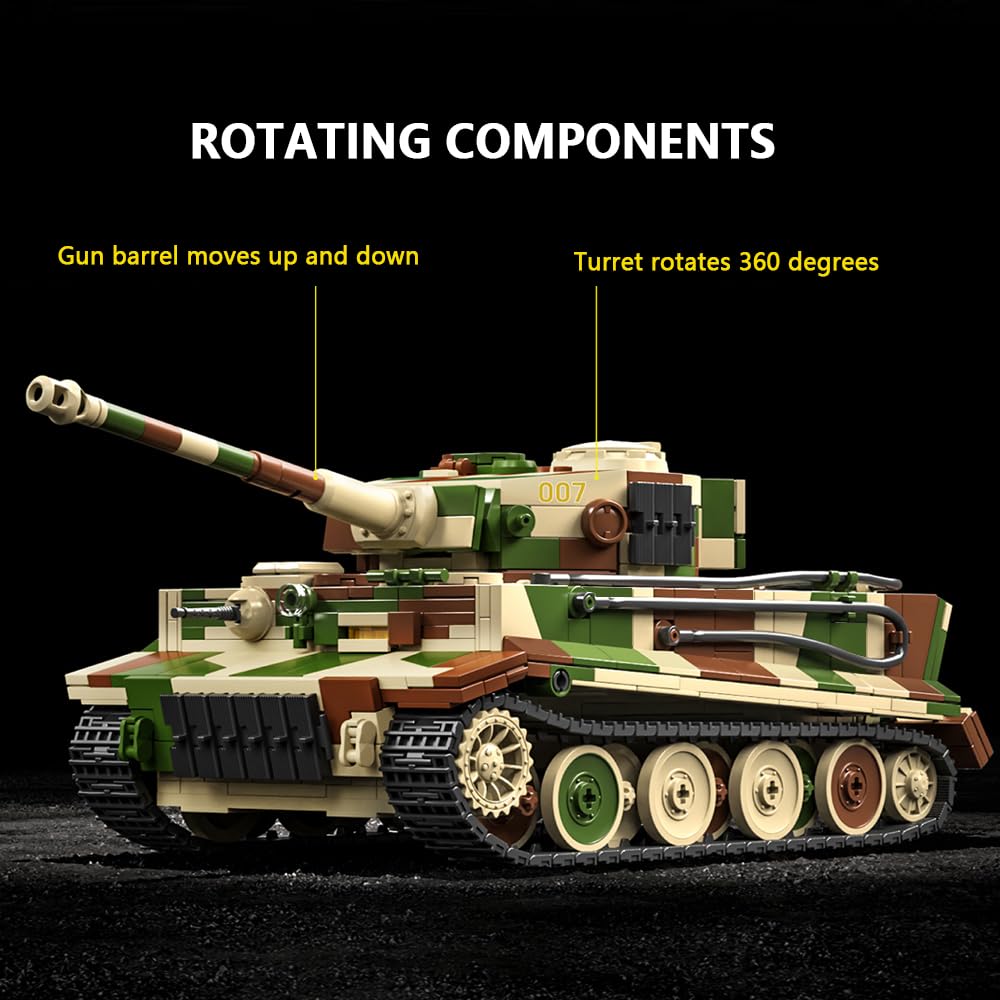 DUANT Tiger Tank No.7 gun movement for interactive play.