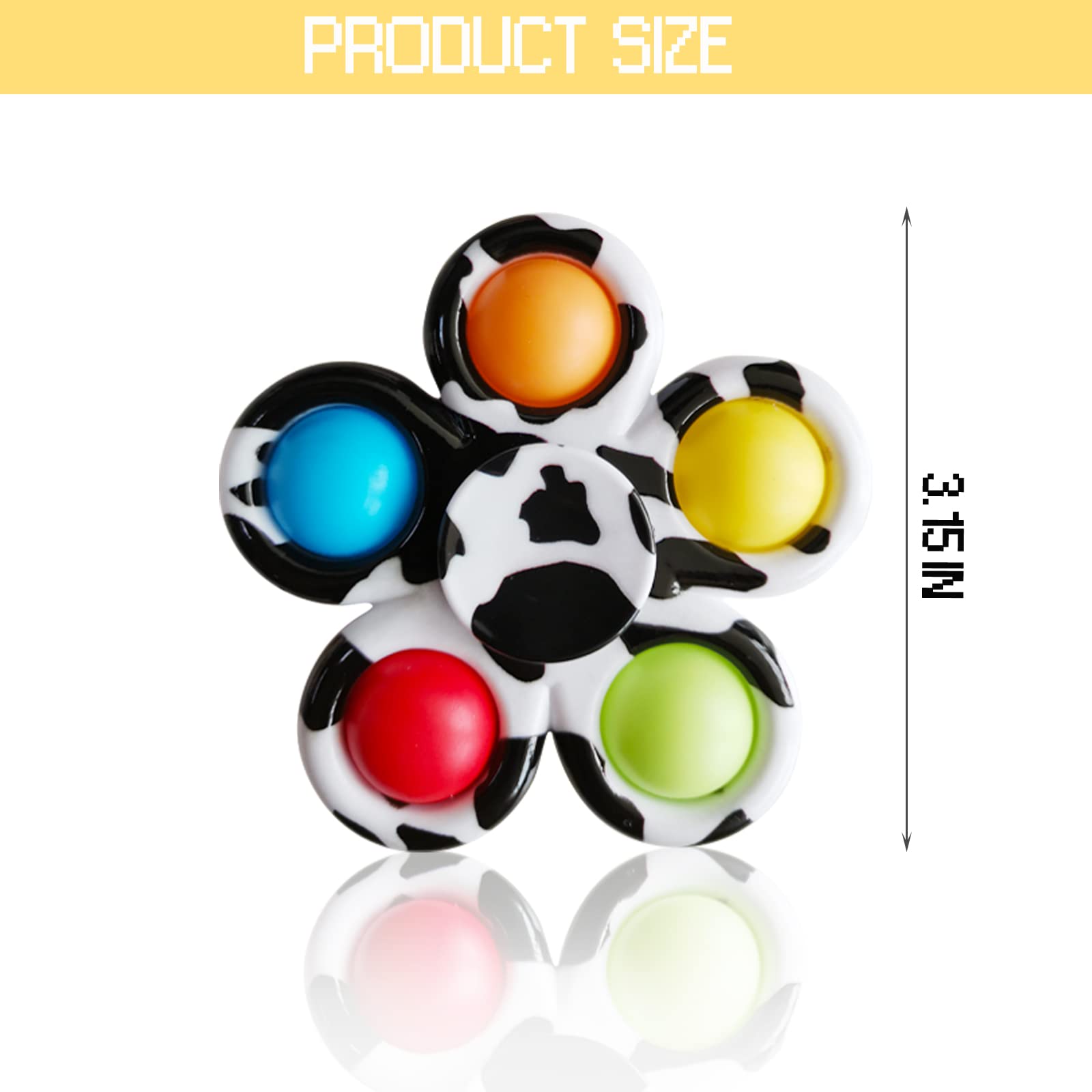 DUBANJOWE colorful pattern pop toy for satisfying sensory play and stress relief.