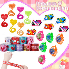 Duccsko Valentines animal pull-back cars for classroom play