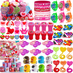 Duccsko Valentines pop heart keychains for classroom prizes and gifts