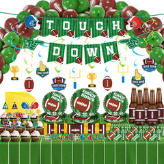 Duchong football party decorations banner creates festive game-day ambiance