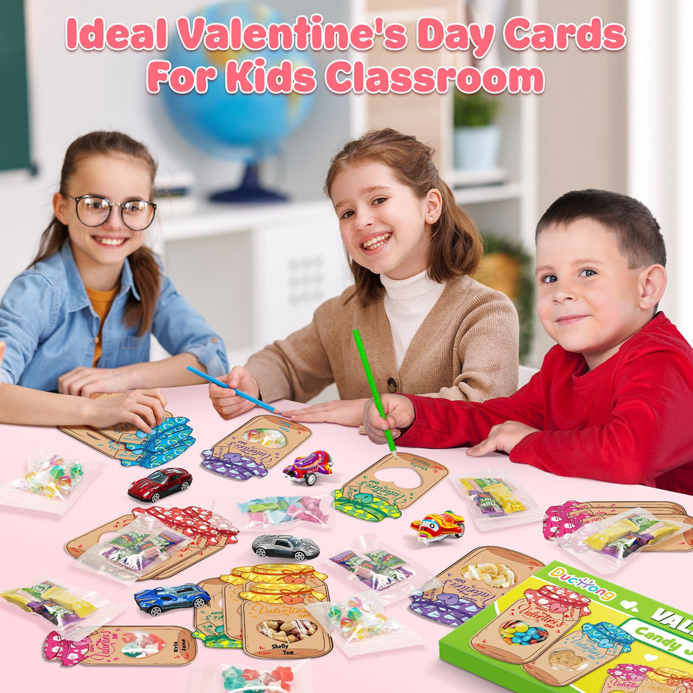 Duchong valentines card set supports kid-friendly celebrations and exchanges.