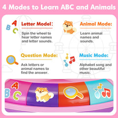 Duchong Spin and Sing interactive games image invites active listening and learning.
