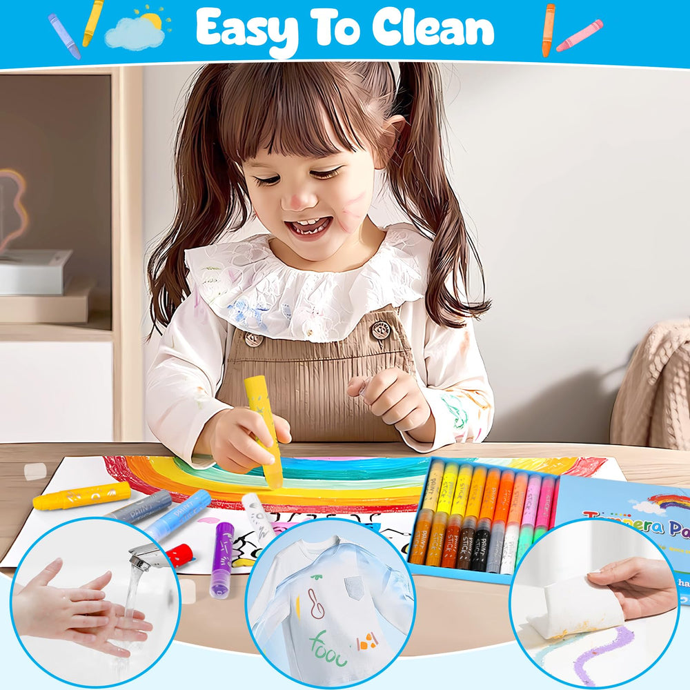 Duchong washability and quick-dry formula keeps surfaces clean.