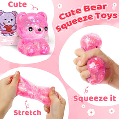 Duchong valentines cards with colorful bears great for party decorations.
