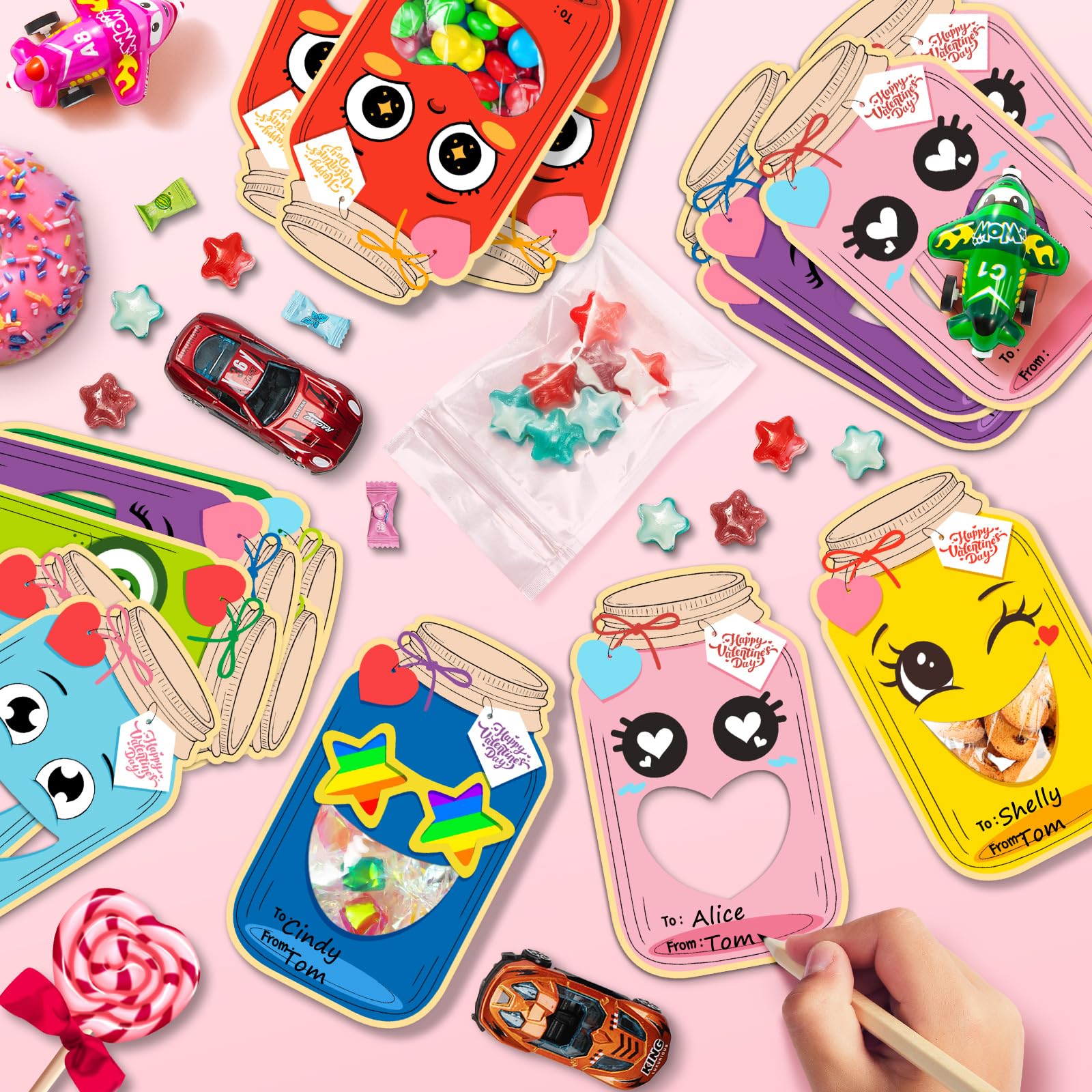 Duchong valentines day cards ideal for classroom use and gifting
