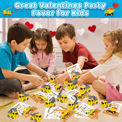 Duchong Valentines truck cards classroom-exchange design for kids' gifts and prizes