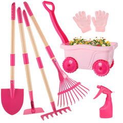 Duckura wheelbarrow for kids, durable and easy to push during outdoor play.