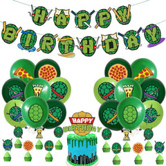 DUCTIAIARY Turtle big cake topper adds a bright focal point to birthday cakes.