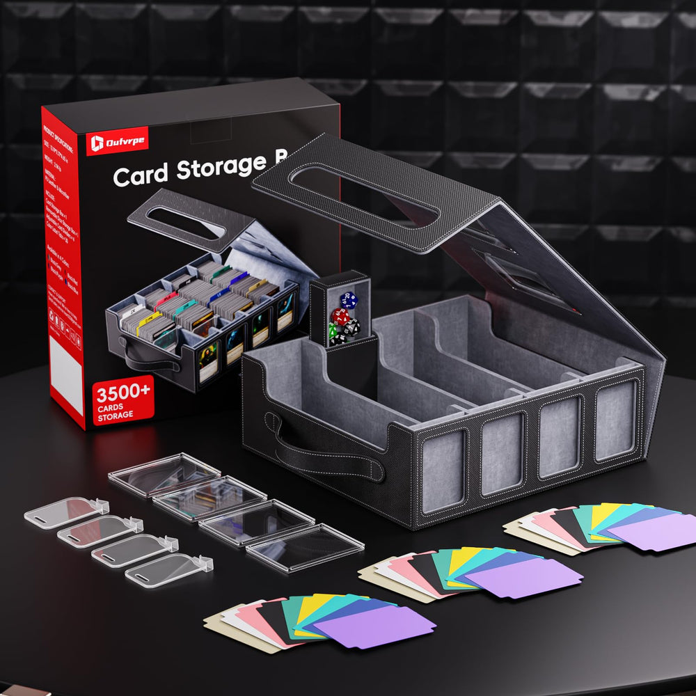 Dufvrpe magnetic closure with microfiber lining safeguards cards and sleeves.