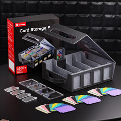 Dufvrpe magnetic closure with microfiber lining safeguards cards and sleeves.