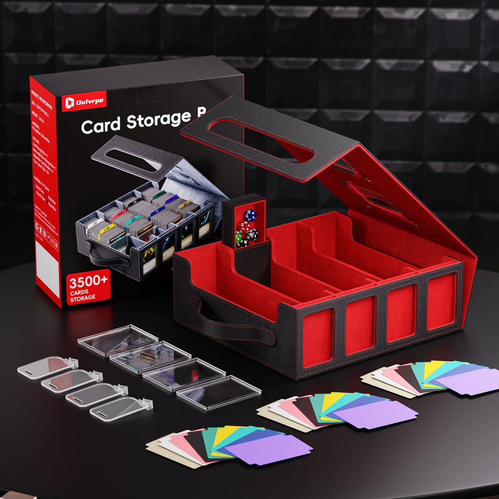 Dufvrpe 3500+ card capacity demonstrating generous storage space