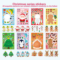 DUJAA gingerbread-man stickers for DIY projects and greeting cards.