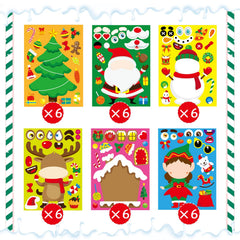 DUJAA gingerbread man stickers for hands-on crafts and party fun.