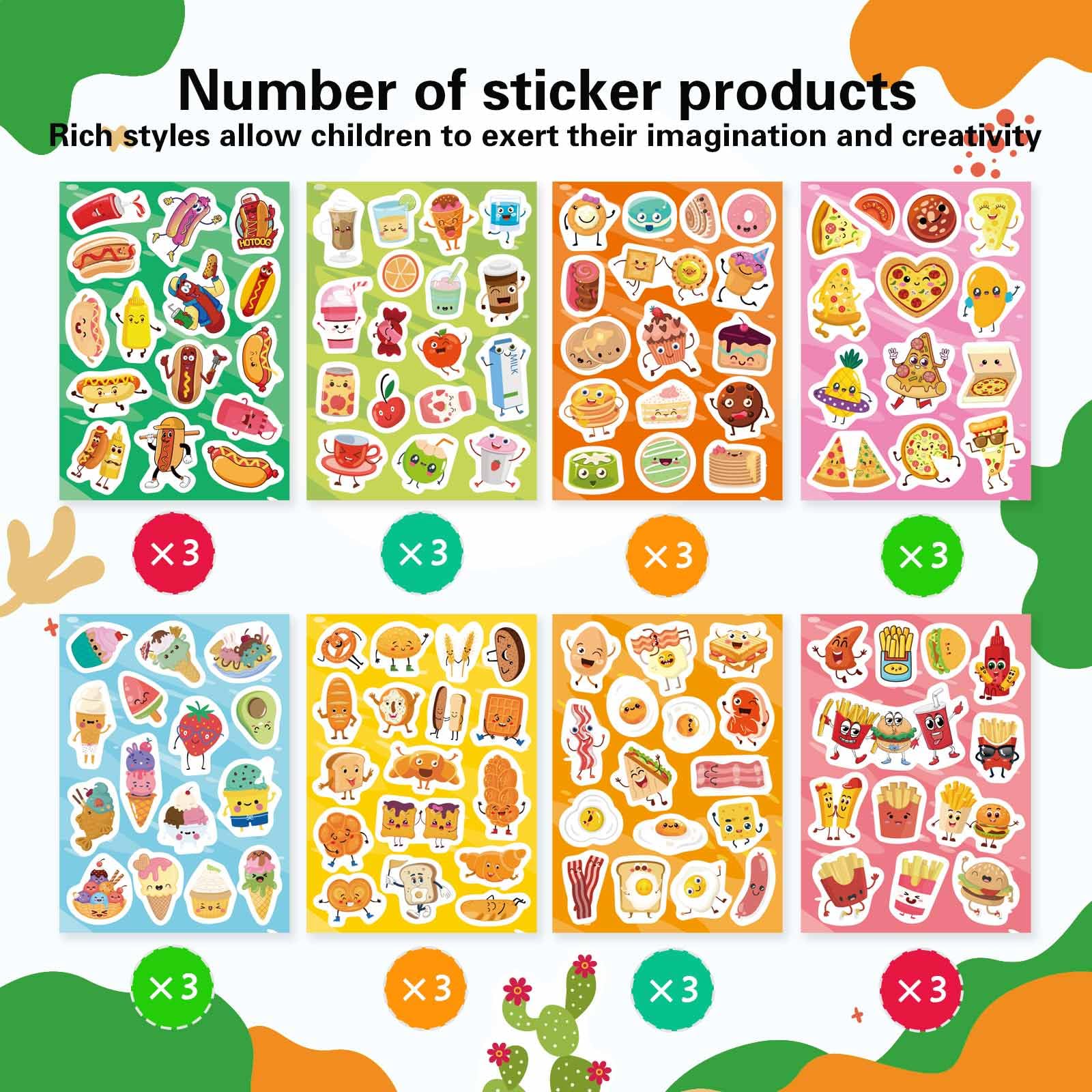 DUJAA hot dog stickers to brighten rewards and projects