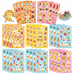 DUJAA pizza stickers for classroom rewards and crafts