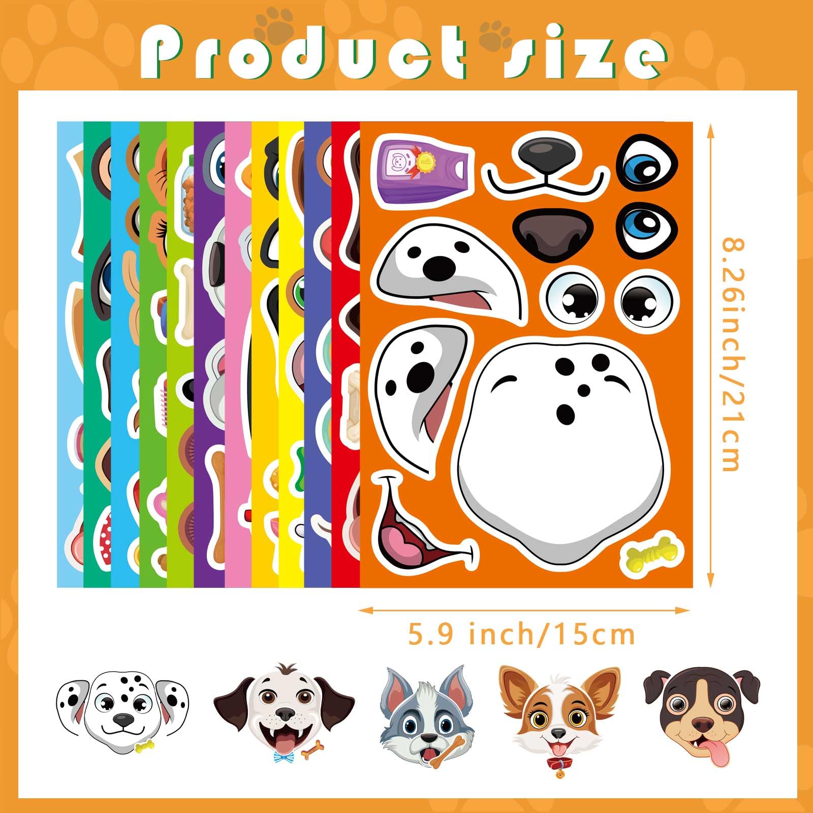 DUJAA collars and accessories stickers enhance DIY dog scenes and apparel projects.