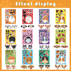 DUJAA paws and bones stickers for fun crafts and reward stickers.