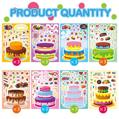 DUJAA frosting swirls stickers ideal for DIY cake toppers and party decor.