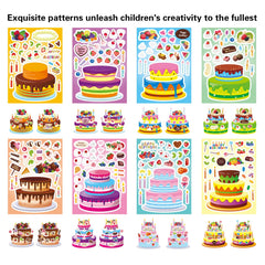 DUJAA fruits toppers stickers add bright color to gifts and crafts.