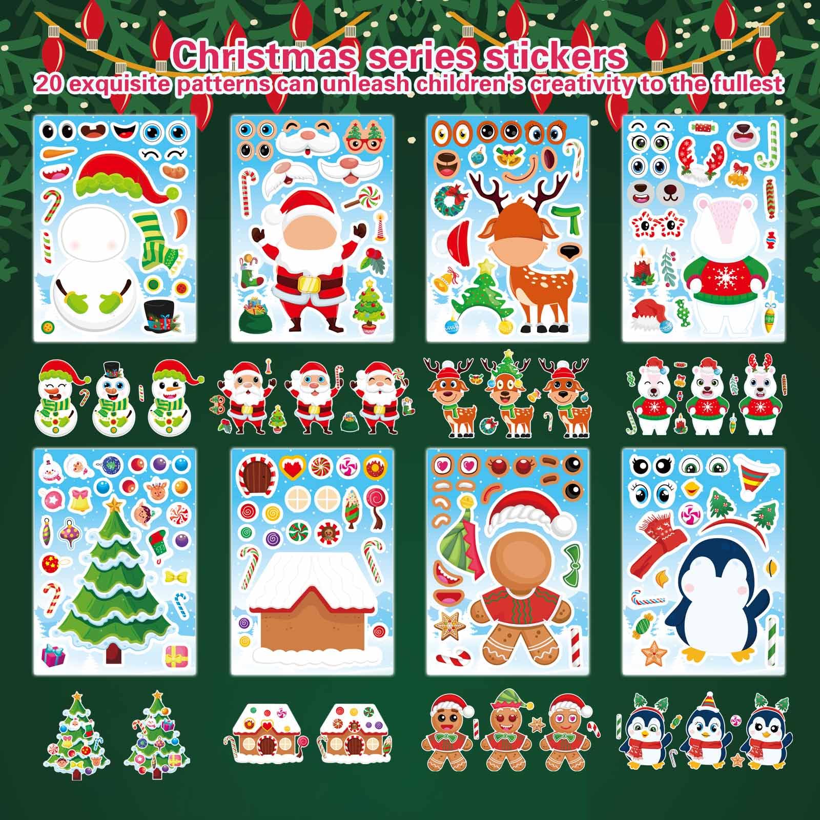 DUJAA Christmas tree designs brighten cards and window decor