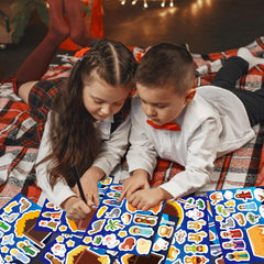 DUJAA classroom nativity stickers brighten seasonal projects