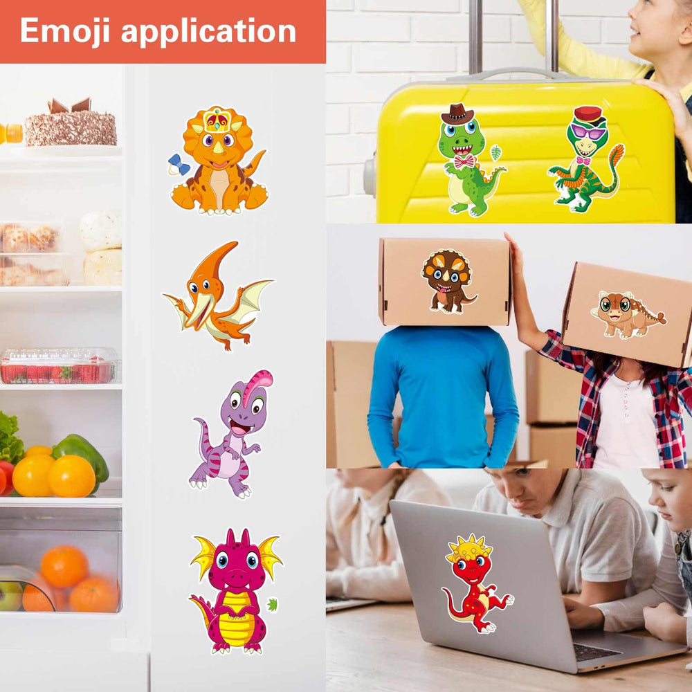 DUJAA dinosaur sticker collection safe for kids and sharing