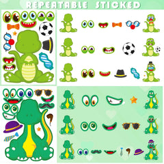 DUJAA dinosaur stickers for gift bags add whimsical decor