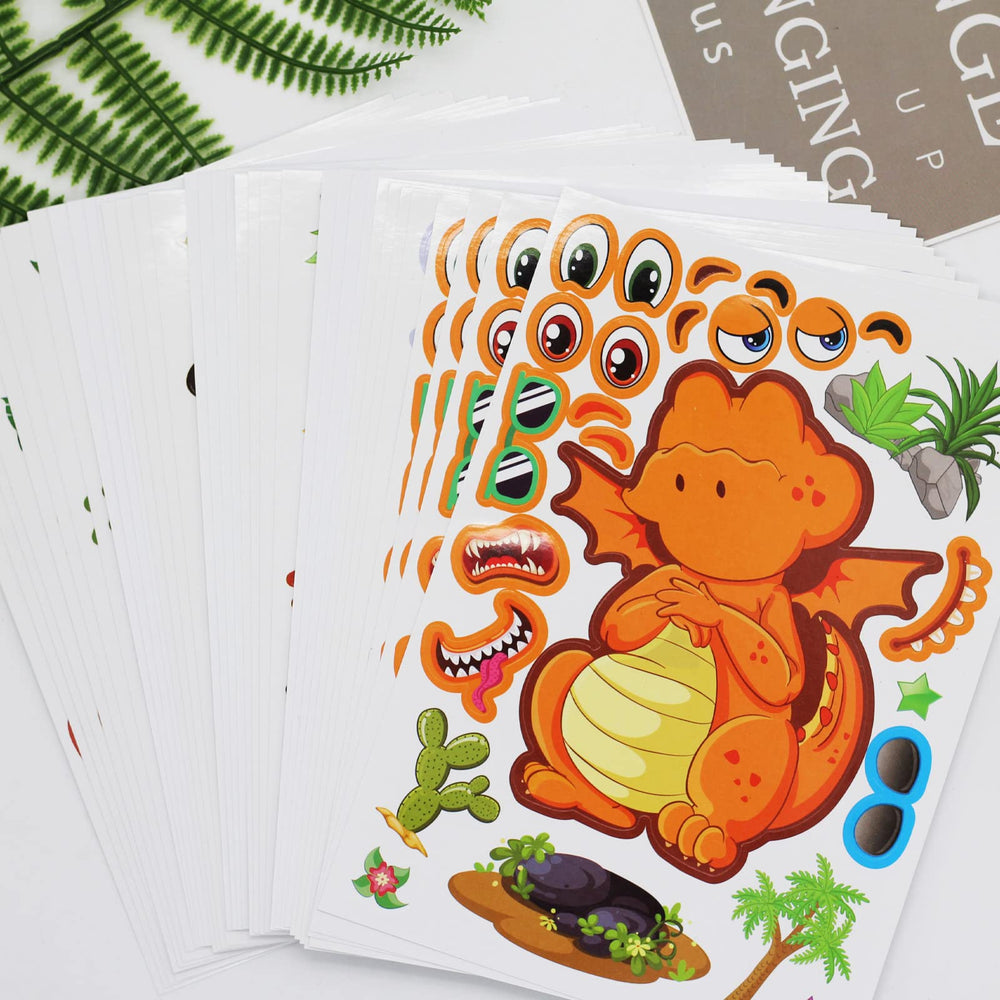 DUJAA dinosaur stickers decorate books cards windows and more