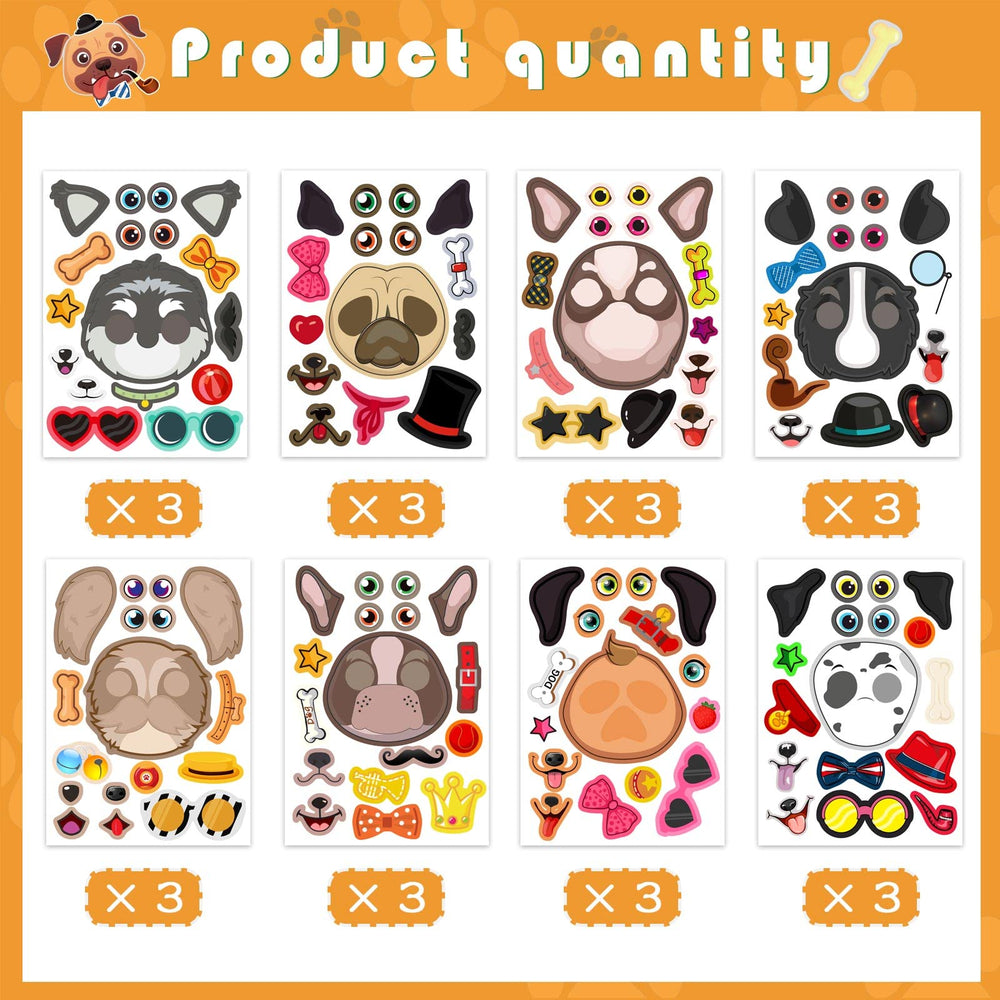 DUJAA dog ears sticker elements great for creative stickers and classroom activities.