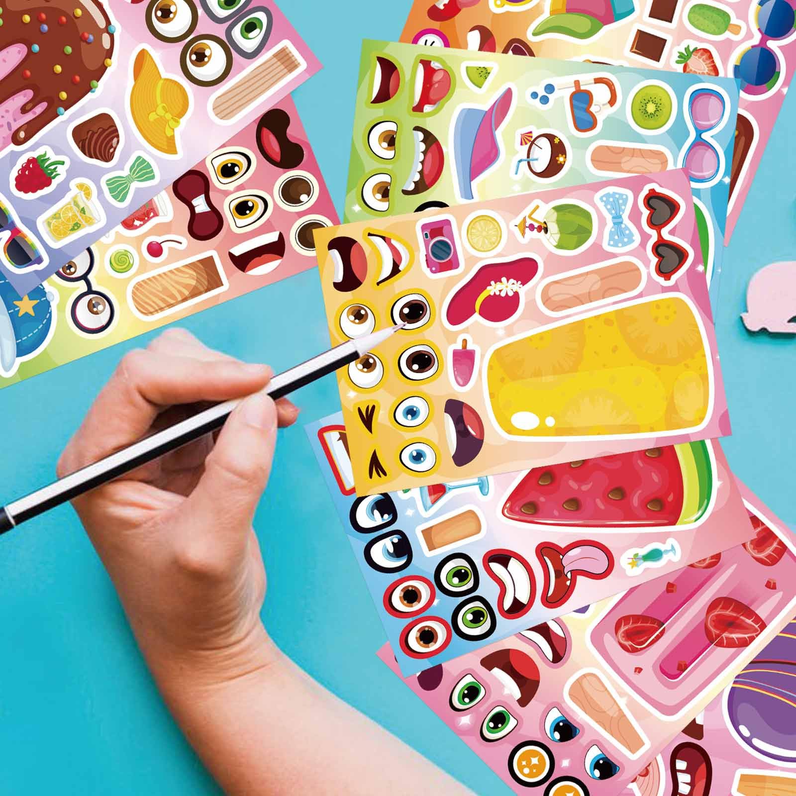 DUJAA durable glossy stickers are waterproof and tear-resistant
