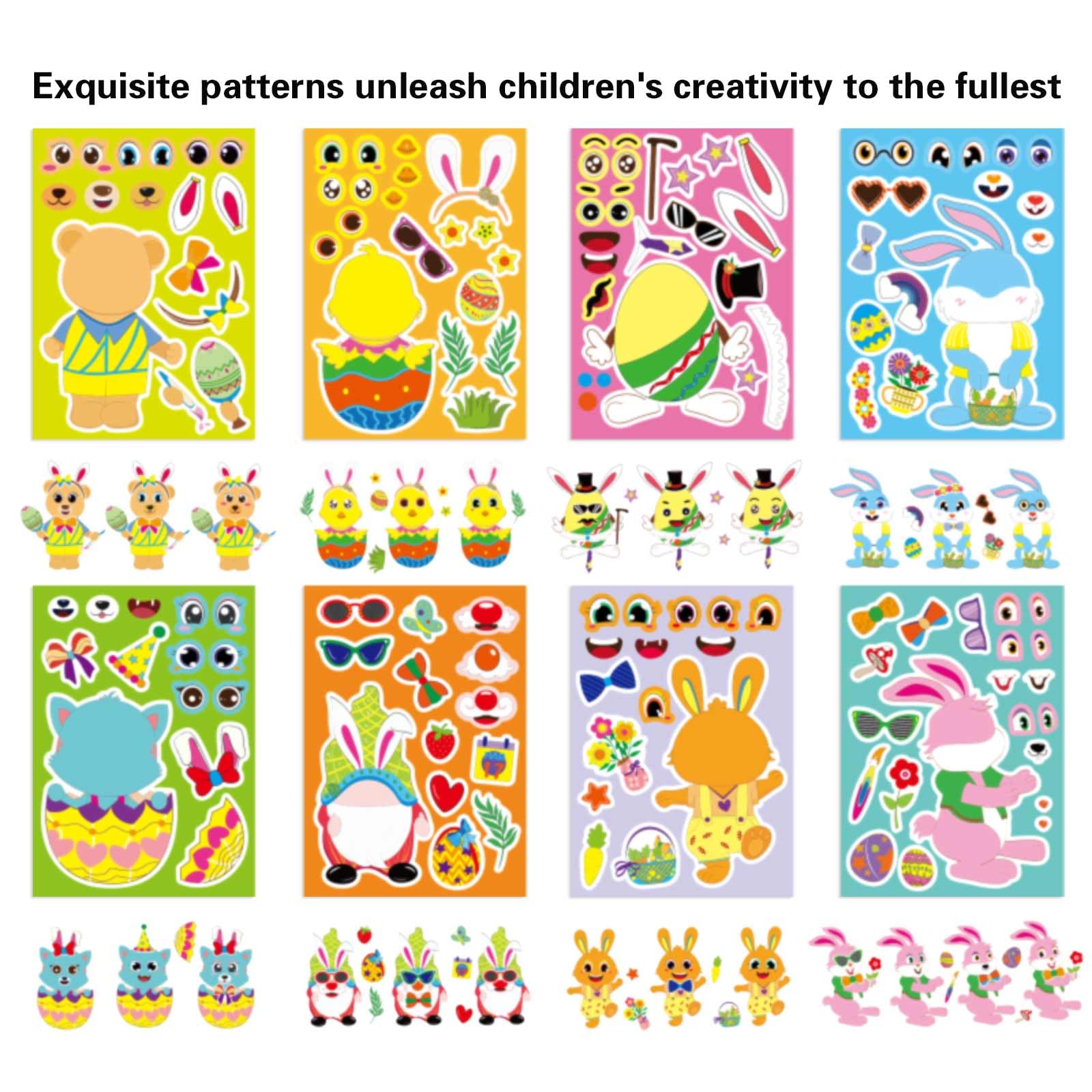 DUJAA Easter stickers party-favor designs spark celebration creativity