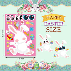 DUJAA Easter sheep design stickers for kids' crafts and classroom activities.