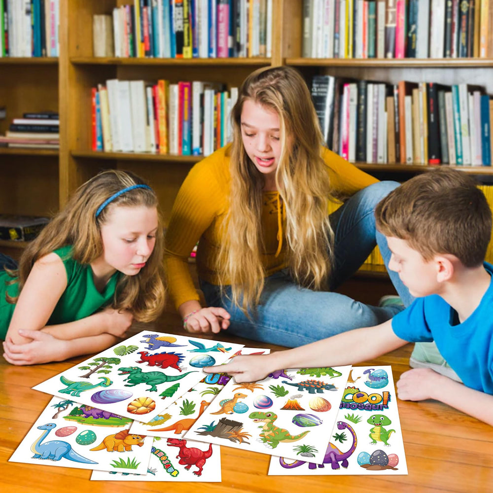 DUJAA dinosaur stickers as kid-friendly gifts or classroom rewards