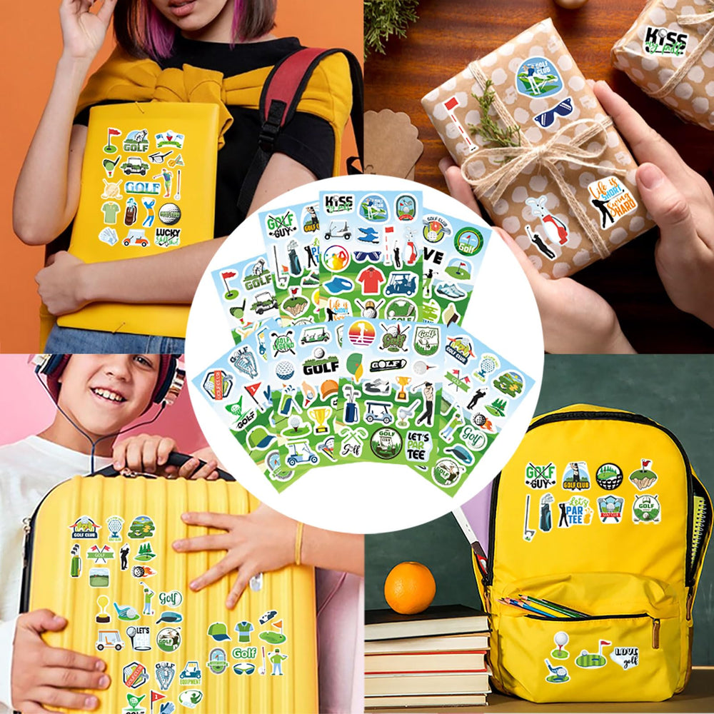 DUJAA golf party decor sticker - adds fun to invitations, wrapping, and table decorations.