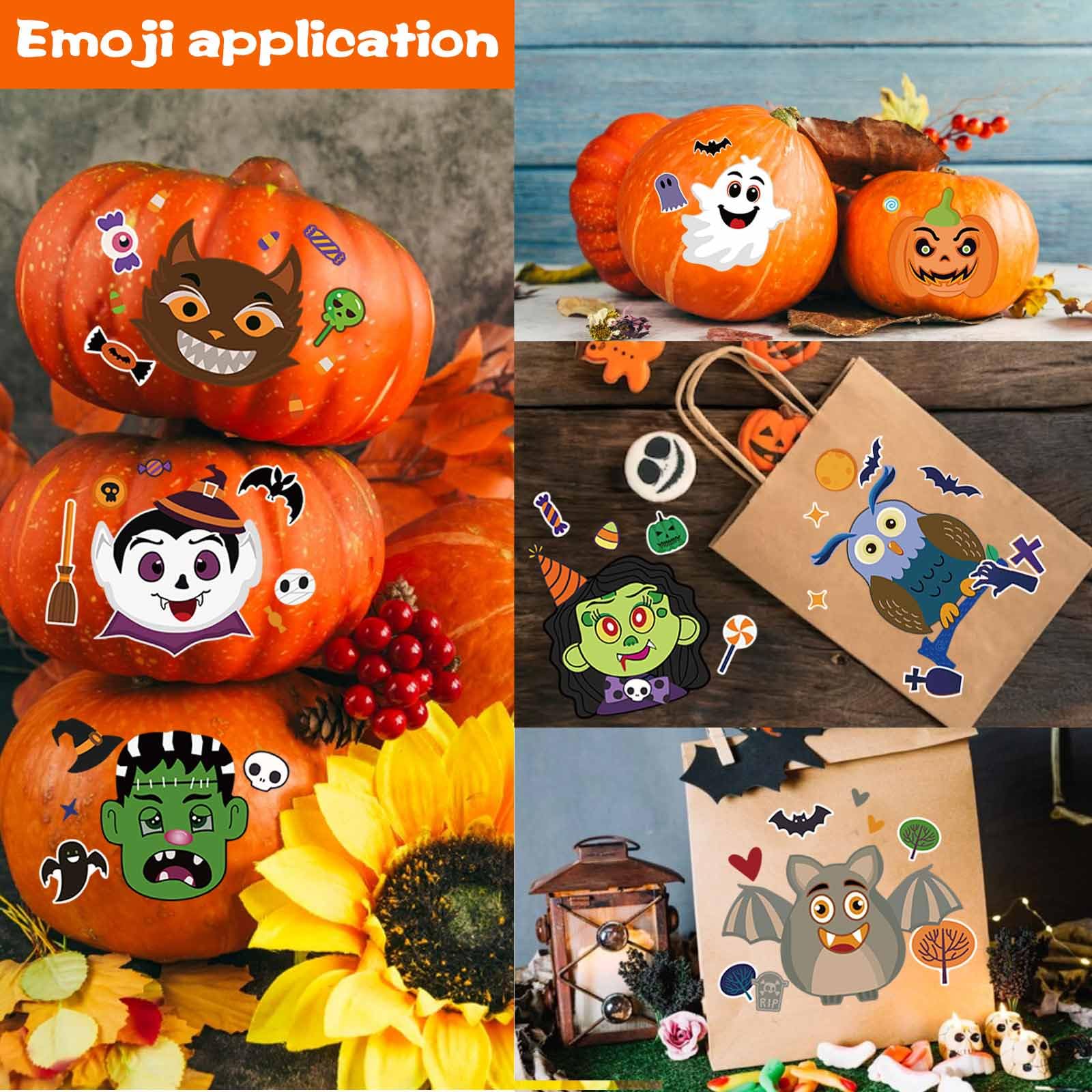 DUJAA Goodie bag filler stickers for gifts and Halloween surprises.