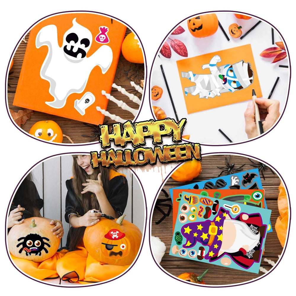 DUJAA Halloween icons like pumpkins and ghosts for festive decorations and activities