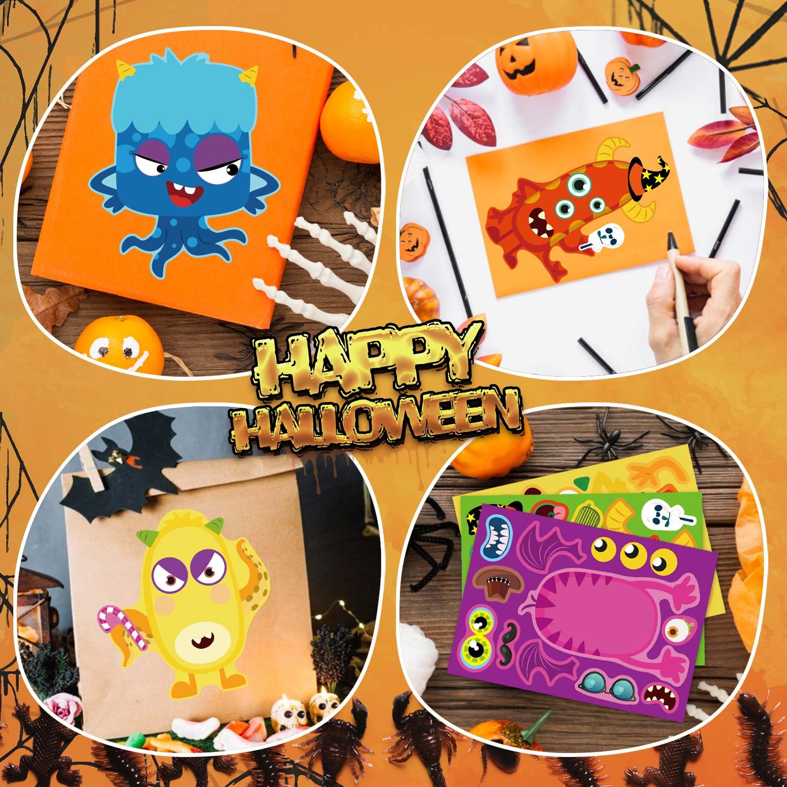 DUJAA kids craft stickers support creative expression during classroom or home projects.