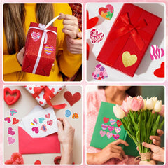 DUJAA love stickers collection for cards and envelopes