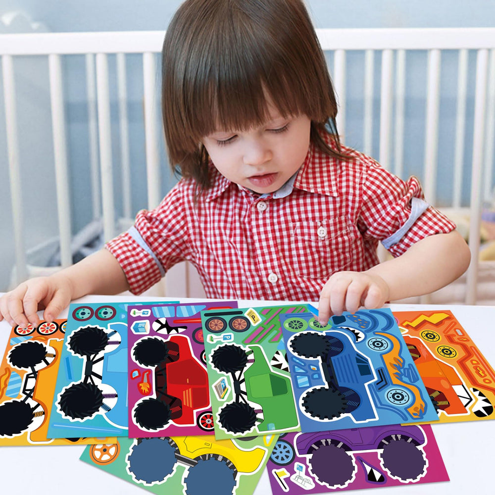 DUJAA Monster Truck stickers feature a variety of designs